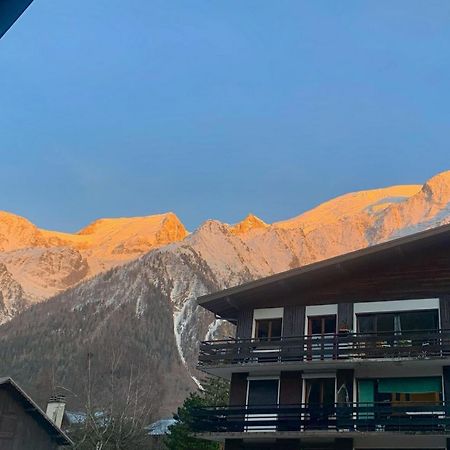 Les Dryades - Renove - Balcon Avec Vue Mt Blanc Les Houches Bagian luar foto