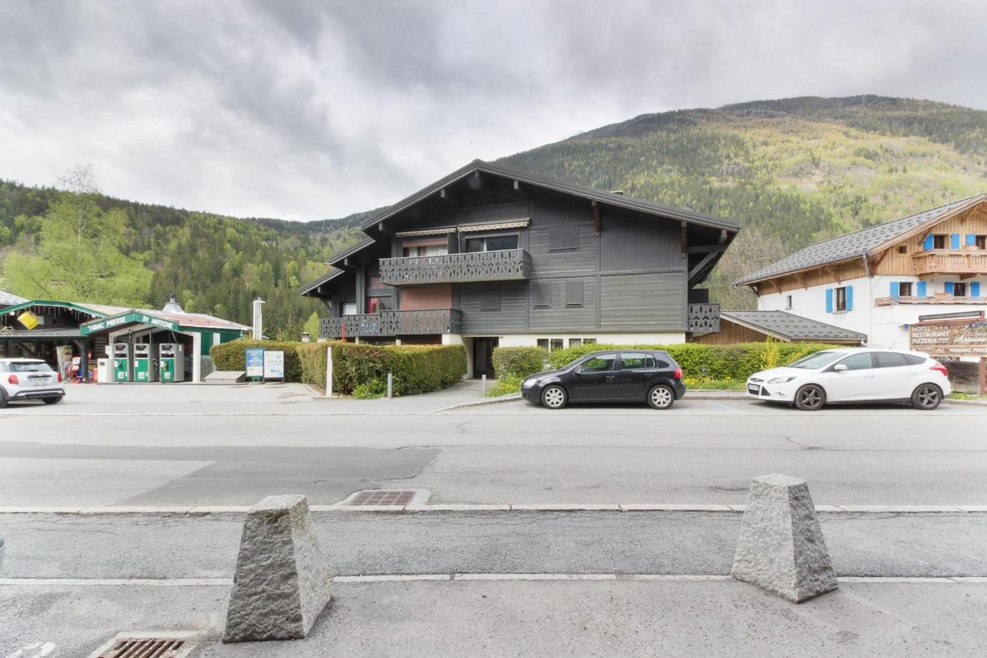 Les Dryades - Renove - Balcon Avec Vue Mt Blanc Les Houches Bagian luar foto